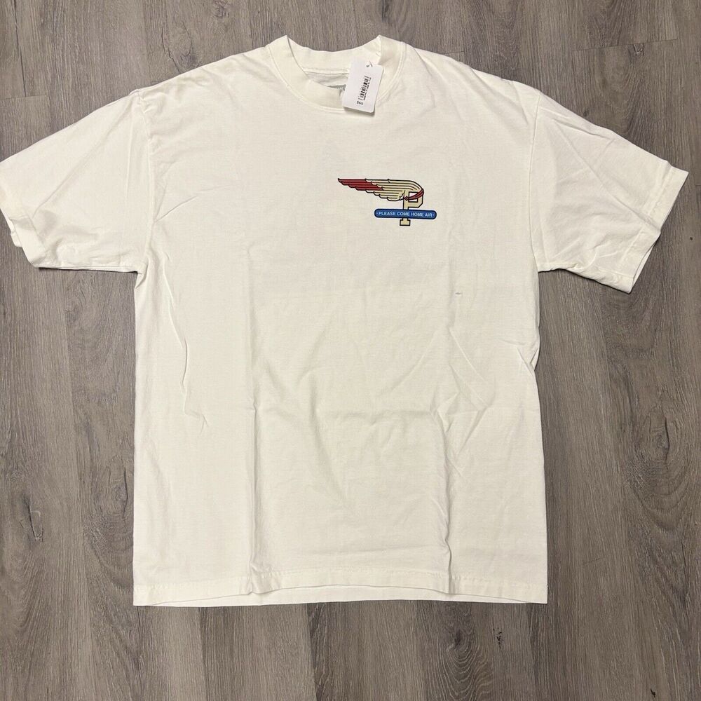 PLEASE COME HOME T-SHIRT MENS SIZE LARGE NEW